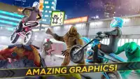 دراجة نارية وحش عجيب سباق لعبة Screen Shot 7