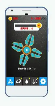 Fidget Spinner Game Screen Shot 0