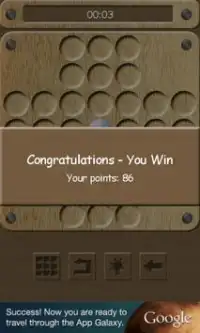 Peg Solitaire (with solution!) Screen Shot 3