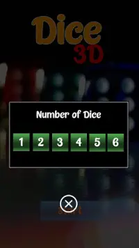 Dice 3D Screen Shot 2