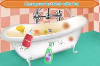 Bathroom Cleaning-Toilet Games Screen Shot 1