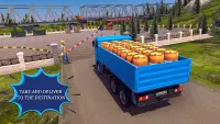 कार्गो ट्रक ड्राइविंग सिम्युलेटर गेम 2021 Screen Shot 1