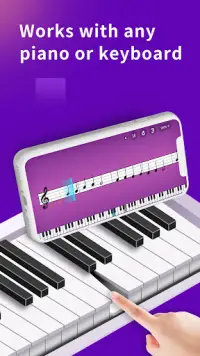 पियानो पार्टनर - पियानो सबक सीखें Screen Shot 1