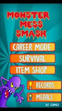 Monster Mess Smash Screen Shot 0