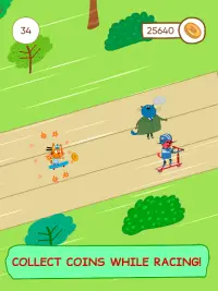 Kid-e-Cats Skateboard Racing Rush. Kids games Screen Shot 9
