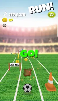 Soccer  Stars 2019 Endless Trainer Runner Footbal Screen Shot 8