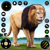 Simulator Hewan Singa Liar 3D