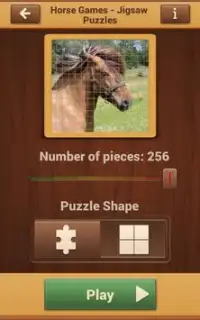 Konie Gry Puzzle Screen Shot 3