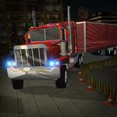 Ночной симулятор грузовой маш