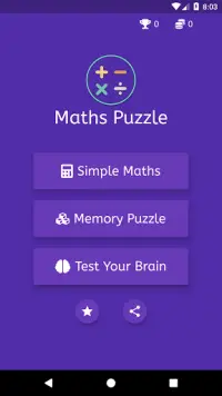 Brain Math - Puzzle, Riddles & Math games Screen Shot 0