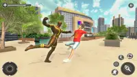 Rope Frog Gangster Crime-Ninja Hero Fighting Games Screen Shot 3