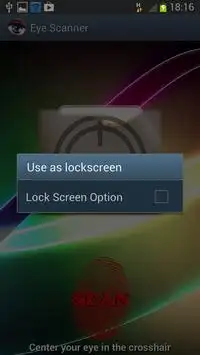 Eye scanner simulator Screen Shot 3