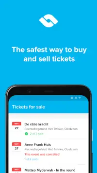TicketSwap - Buy, Sell Tickets Screen Shot 0