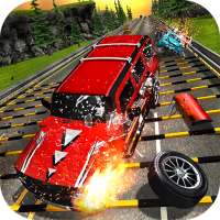 Speed ​​Bump Car Crash Simulator: Beam Damage