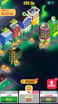 Idle Light City: Clicker Games Screen Shot 3