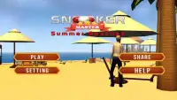 Snooker Master : Summer Beach Screen Shot 4