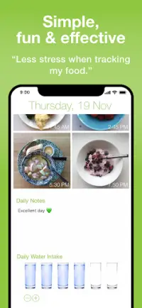 Food Diary See How You Eat App Screen Shot 2