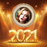 Bingkai Foto Tahun Baru 2021 🎉 Screen Shot 6