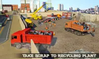 Cũ Ô tô Máy nghiền Cần cẩu & Dump Xe tải Lái xe 3D Screen Shot 2
