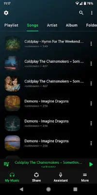 Music Player - Hash Player Screen Shot 1