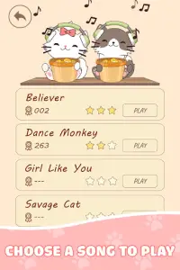 PopCat Duet: Kitty Music Game Screen Shot 7