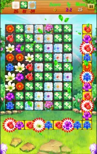 Flowers Sweet Connect – Match 3 Game Screen Shot 7