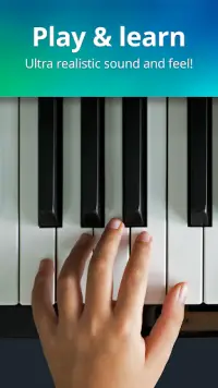 Real Piano - Mga Larong Musika Screen Shot 0