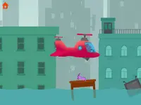 恐竜ヘリコプター – 子供用飛行機ゲーム Screen Shot 13
