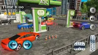 Real Sports Car Gas Station Parking Simulator 17 Screen Shot 1