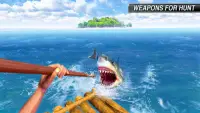 Raft Survival 3D Simulator: Forest Escape Screen Shot 1