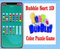 Bubble Sort 3D - Color Puzzle Game Screen Shot 4