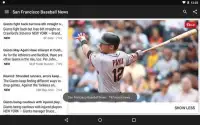 San Francisco Baseball News Screen Shot 7