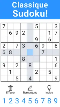 Sudoku - Classic Jeux logique Screen Shot 1