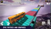 Impossible Bus Driving: Crazy Stunt Driving Sim Screen Shot 2