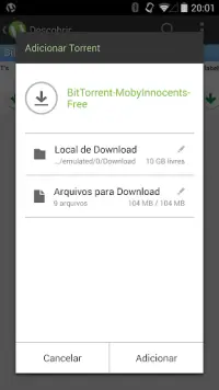µTorrent® -Baixador de Torrent Screen Shot 1