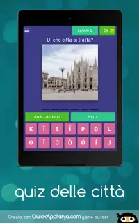 Quiz delle città 2020 Screen Shot 9