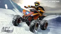 ATV Snow 3D Drive Simulator Screen Shot 2
