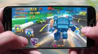 3D Racing Tobot Car Battle Screen Shot 1