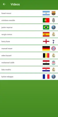 Soccer Player Names Screen Shot 6