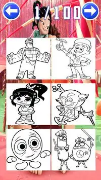 wreck it ralph coloring game Screen Shot 1