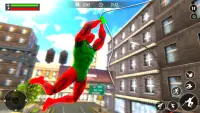 Flying Rope-Hero Neo Town - Miami Crime Simulator Screen Shot 5