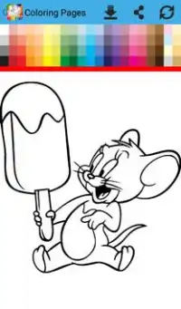 Coloring Book Tom and Mouse Screen Shot 4