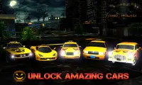 Halloween Night Taxi Driver 3D Car Driving Games Screen Shot 1