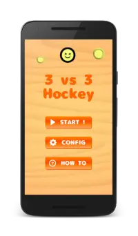 3vs3 Hockey - Two Players Game Screen Shot 0