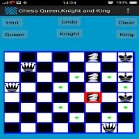 Chess Queen, Knight and King Problem Screen Shot 6