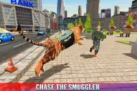 Police Tiger Chase Simulator: City Crime Screen Shot 13