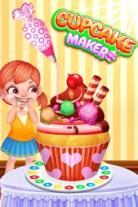 Cupcake Game: Cupcake Maker Cooking Games Screen Shot 0