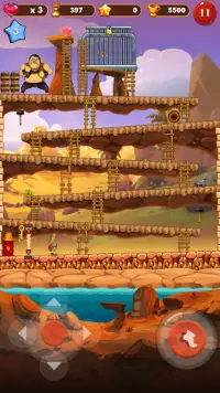 Super DK vs Kong Brother Advanced Free Classic Screen Shot 2