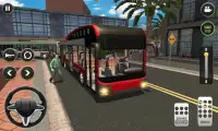 Autobus Simulator Pro - bus driving city Screen Shot 0