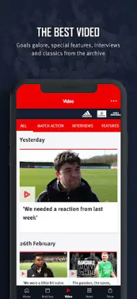 Arsenal Official App Screen Shot 4